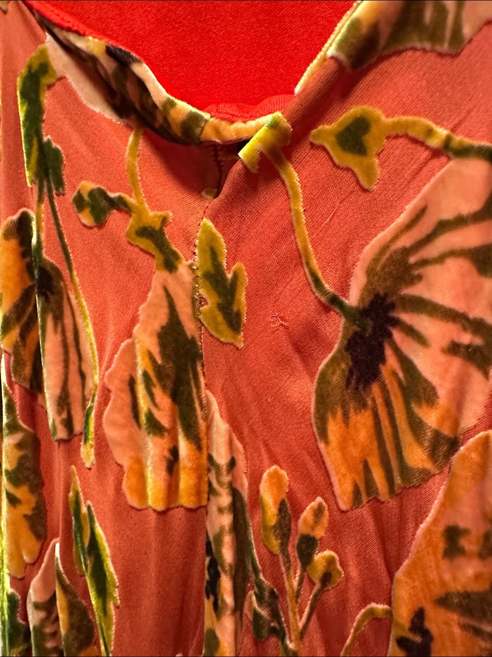 Vintage y2k Betsey Johnson Velvet Burnout Fairy Dress 10 - Picture 12 of 12
